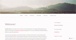 Desktop Screenshot of heathercleary.org